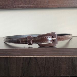 🤎 Chocolate Brown Skinny Belt 🤎